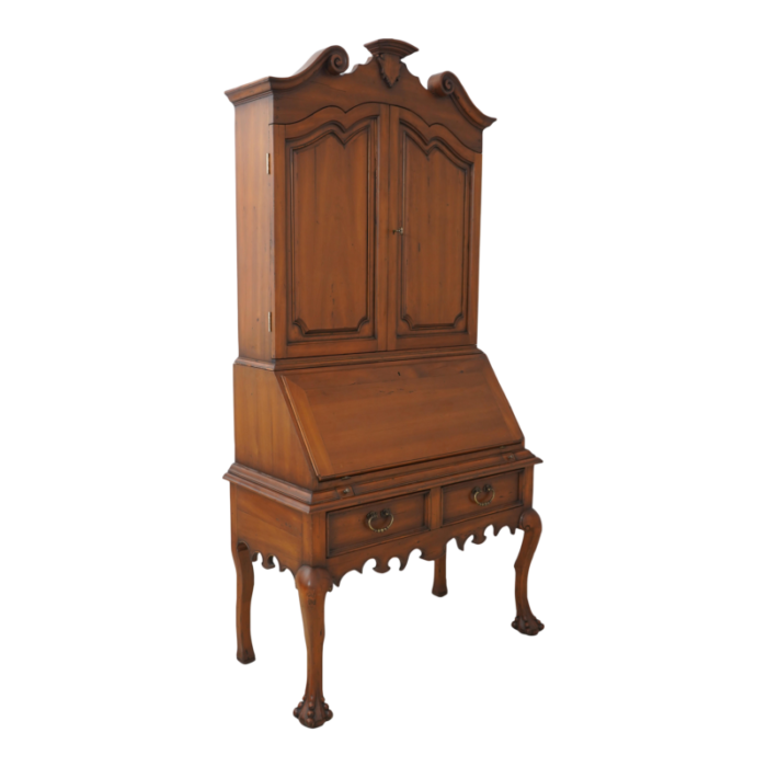 alfonso marina continental style distressed secretary desk 3948