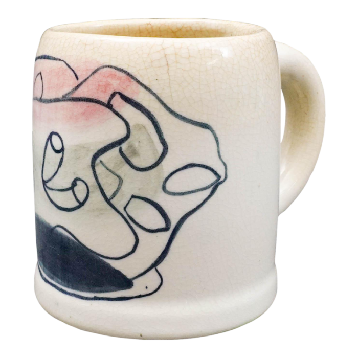 amelia pelaez master artist painted ceramic mug ap 1952 3648