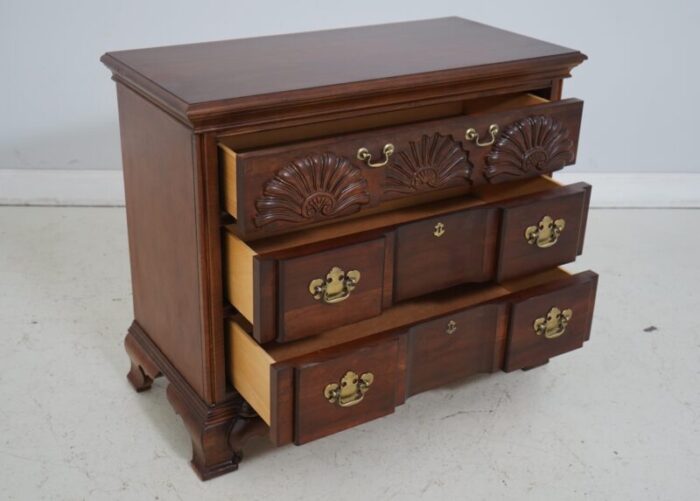 american drew cherry blockfront goddard chest 7855