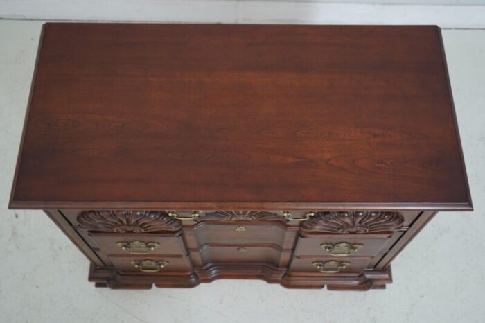 american drew cherry blockfront goddard chest 8553