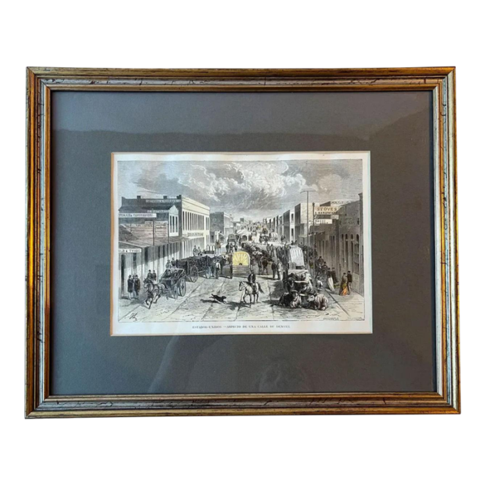 ange louis janet spanish colored engraving f street 15th street denver colorado 9783