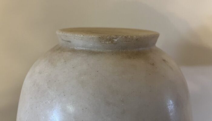 antique 19th century grand tour white marble covered bowl or box 7244