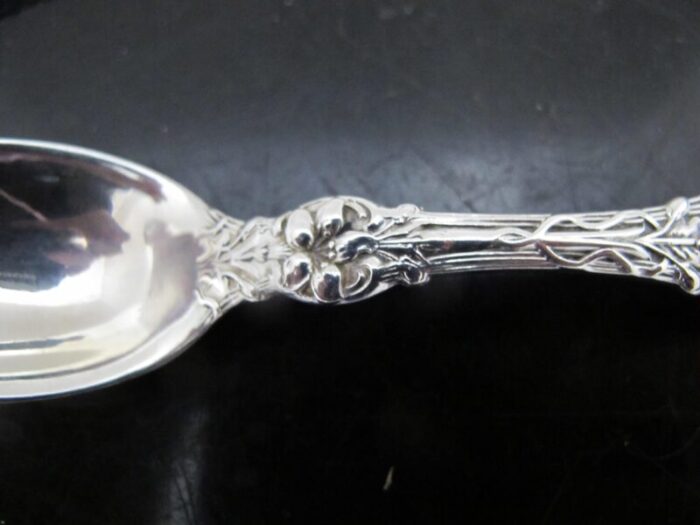 antique alvin sterling silver old orange blossom 5 78 citrus spoon set of 3 8601