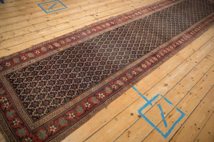 antique bijar rug runner 36 x 15 1020