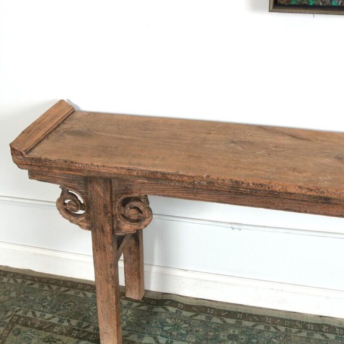 antique chinese elm altar table 0390