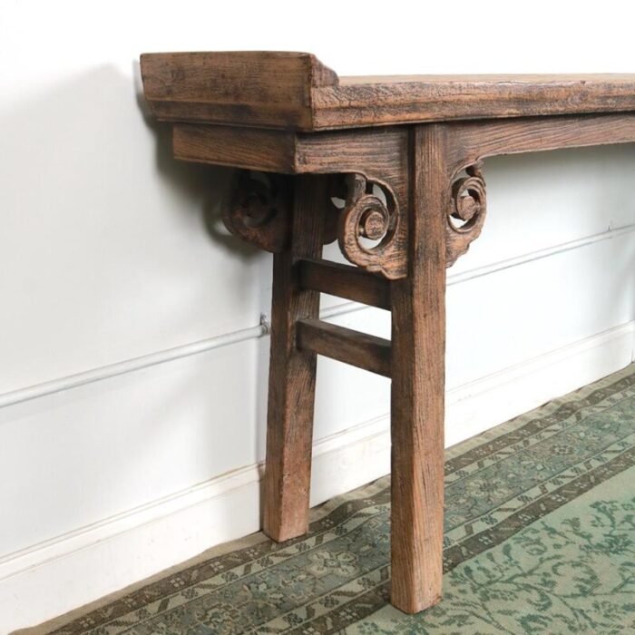 antique chinese elm altar table 4261