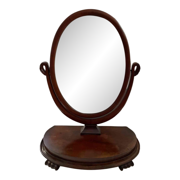 antique dressing table mirror 3647