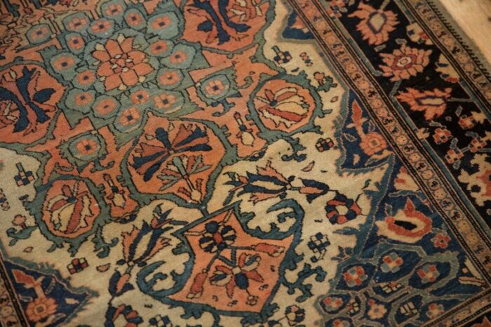 antique farahan sarouk square rug 34 x 48 4076