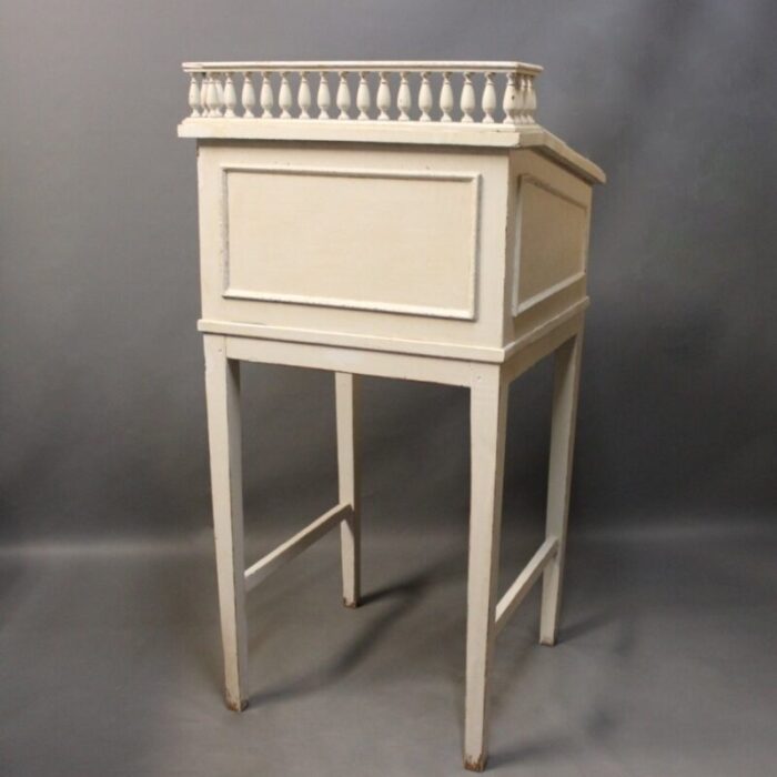 antique grey writing desk 1840s 3