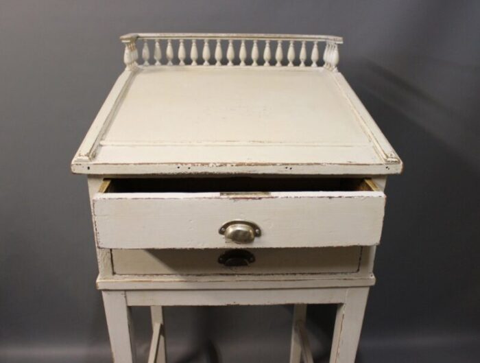 antique grey writing desk 1840s 5