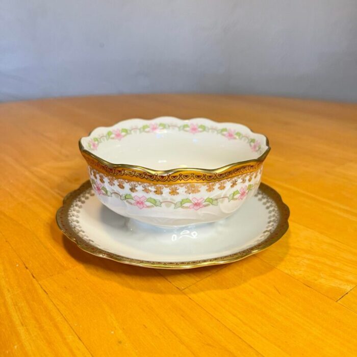 antique mz austria porcelain sauce bowl 1618