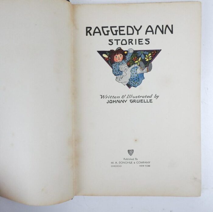 antique raggedy ann and andy childrens books a pair 3661