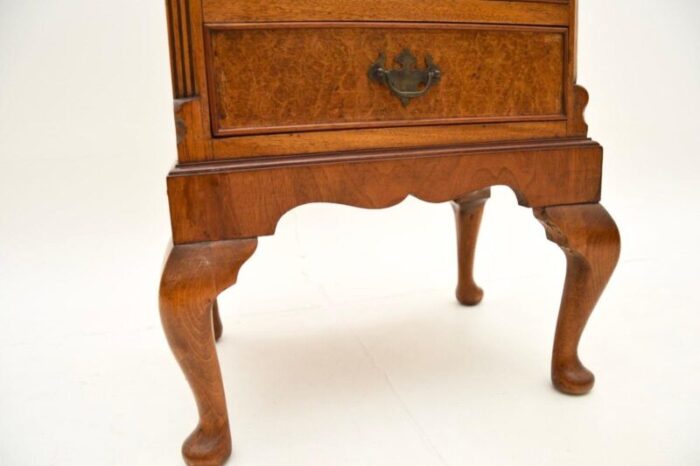 antique burr walnut chest of drawers 5 master