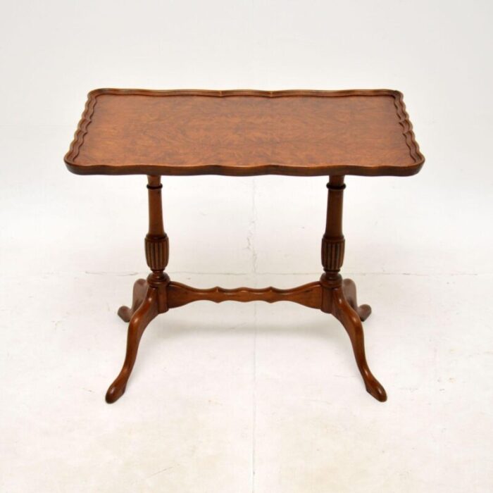 antique burr walnut coffee side table 2 master