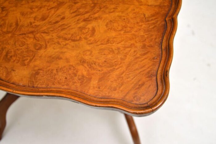 antique burr walnut coffee side table 5 master