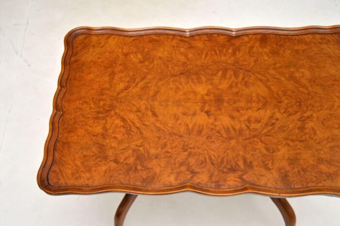 antique burr walnut coffee side table 7 master