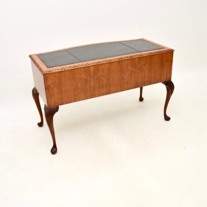 antique burr walnut desk writing table 11 master