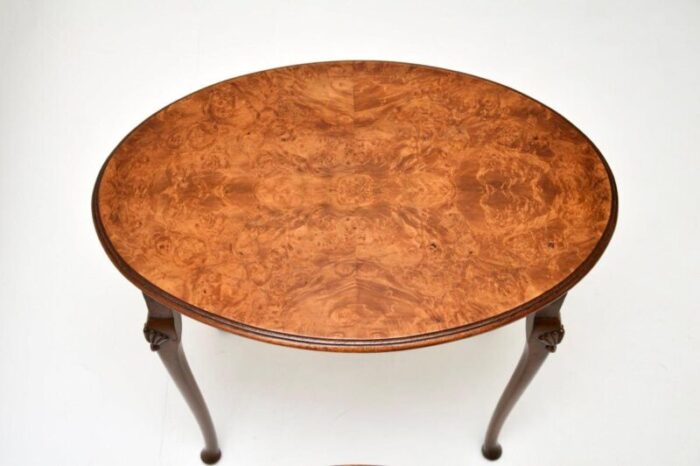 antique burr walnut nest of tables 5 1 master