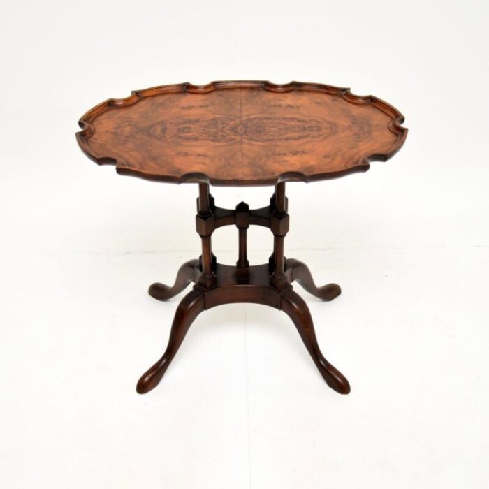 antique burr walnut occasional side wine table 2 master