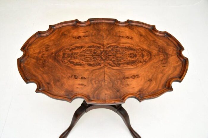 antique burr walnut occasional side wine table 7 master