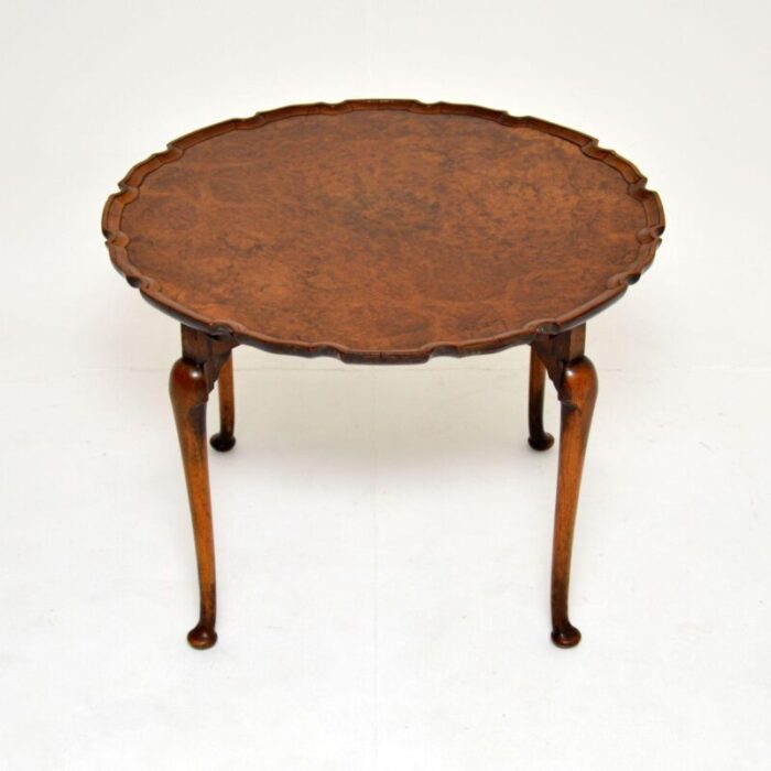 antique edwardian walnut pie crust nest coffee table 5 master