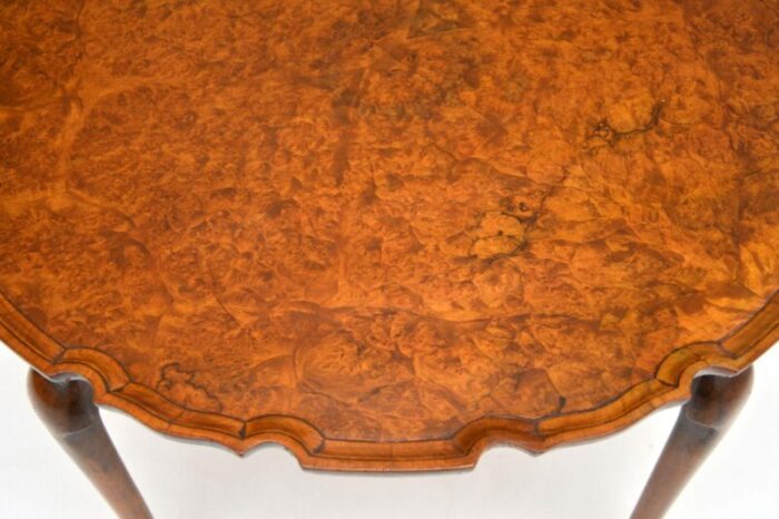 antique edwardian walnut pie crust nest coffee table 7 master