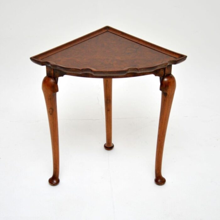 antique edwardian walnut pie crust nest coffee table 9 master