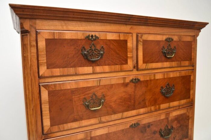 antique georgian burr walnut chest of drawers 4 master