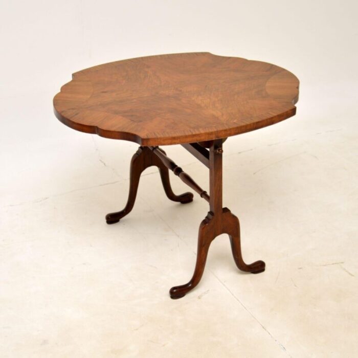 antique walnut folding coffee side table 3 master