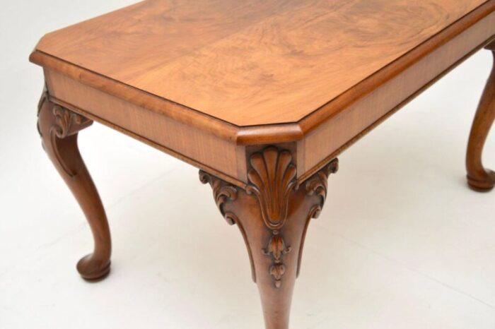 antique waring and gillow walnut coffee table 3 master