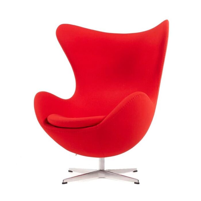 arne jacobsen for fritz hansen mid century egg chair 0763