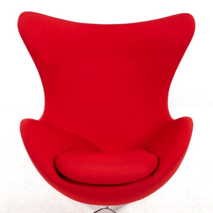 arne jacobsen for fritz hansen mid century egg chair 8249