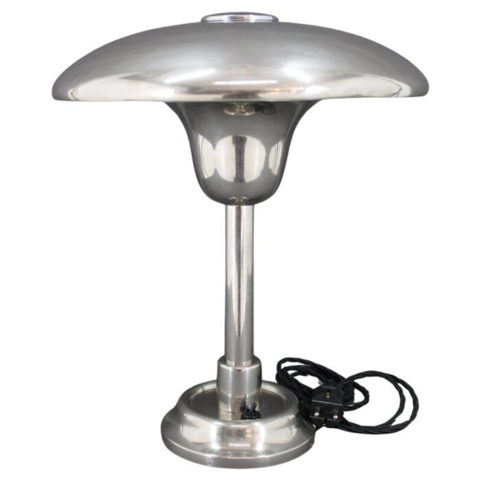 art deco chrome plated table lamp by miroslav prokop czechoslovakia 1930s 1