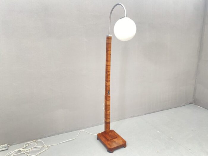 art deco floor lamp czechoslovakia 1930s 19