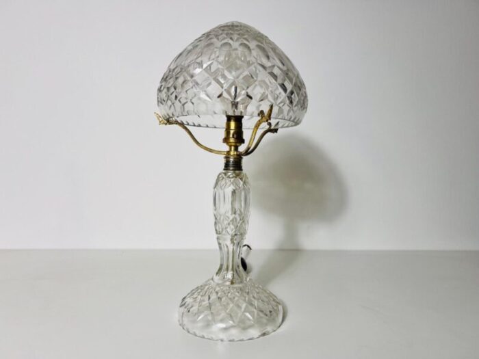 art deco glass table lamp germany 1940s 2