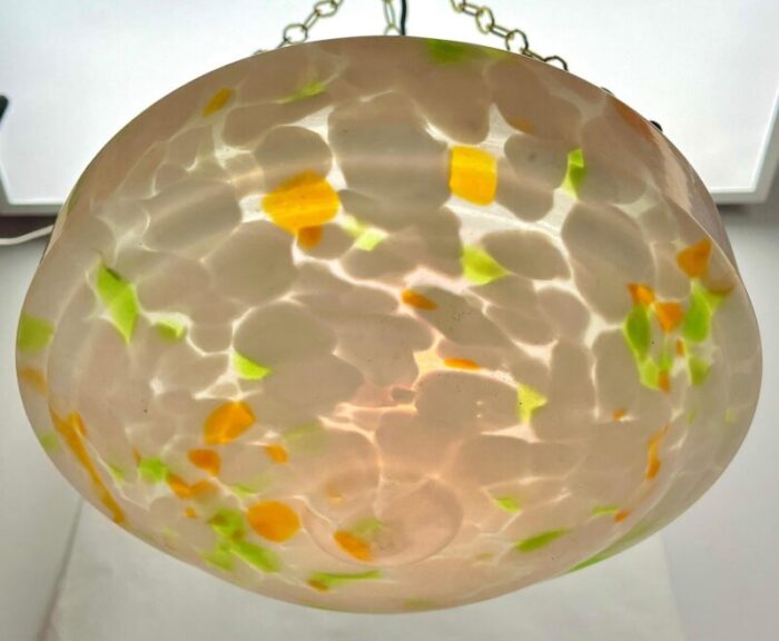 art deco opaline ceiling lamp 1930s 3