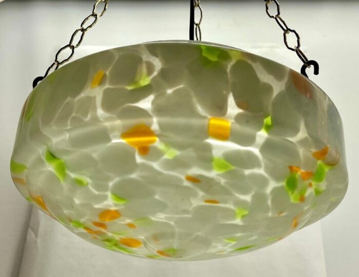 art deco opaline ceiling lamp 1930s 9