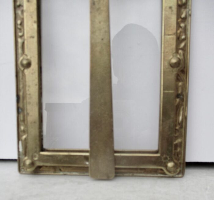 art nouveau bronze photo frame circa 1900 8732