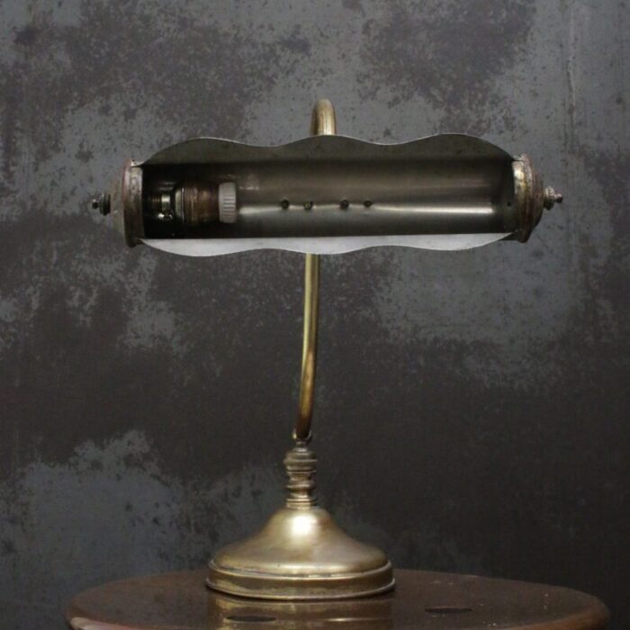 art nouveau french brass table piano lamp 7