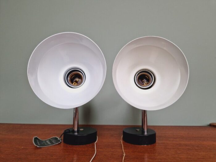 articulated wall lights in chromed metal from boulanger belgium 1970s set of 2 8