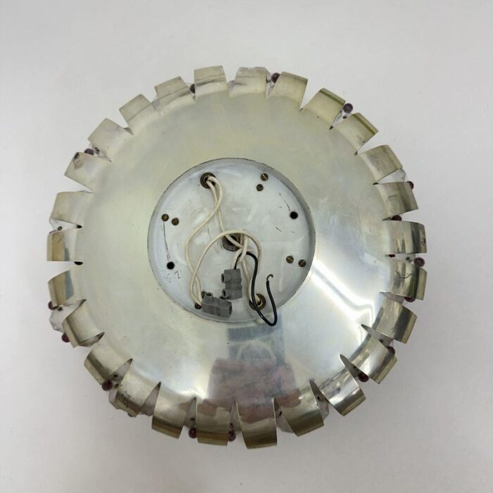 austrian crystal flush light from stejnar 1960s 20