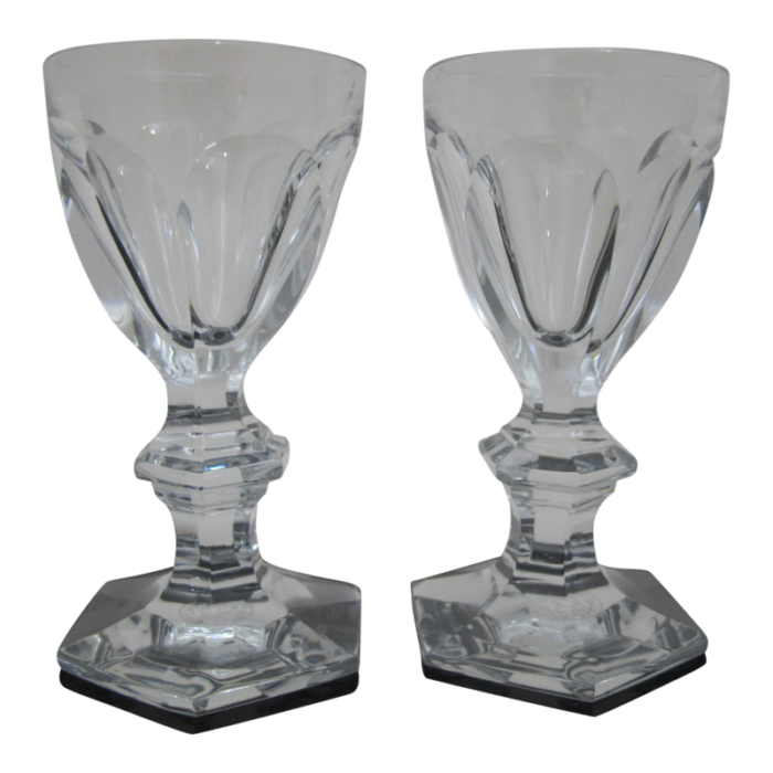 baccarat france harcourt crystal aperitif cocktail cordial 3 58 glass set 1978