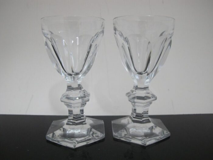 baccarat france harcourt crystal aperitif cocktail cordial 3 58 glass set 8005