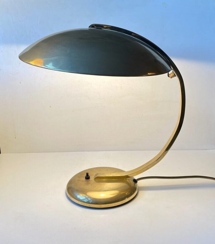 bauhaus brass desk lamp by egon hillebrand 1940s 6