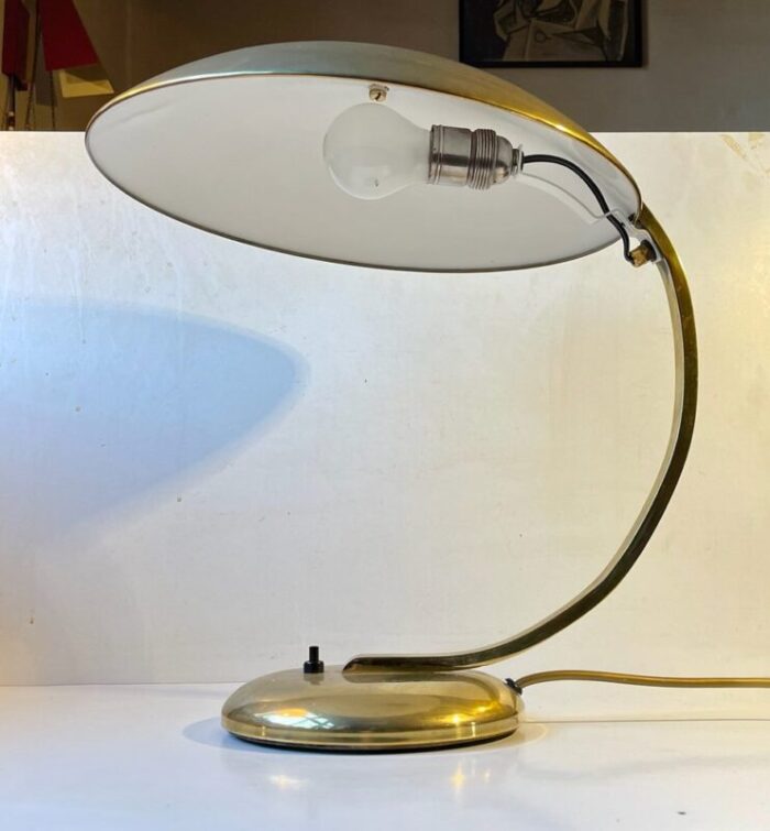 bauhaus brass desk lamp by egon hillebrand 1940s 7