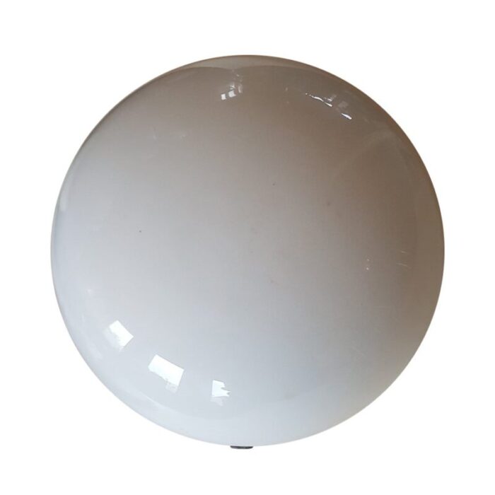 bauhaus opaline glass ceiling lamp from gispen 1930s 1