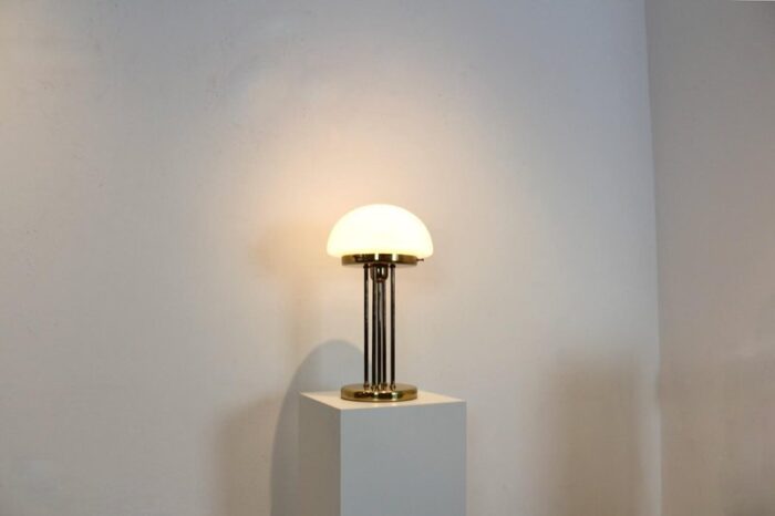 brass and opal glass table lamp 4