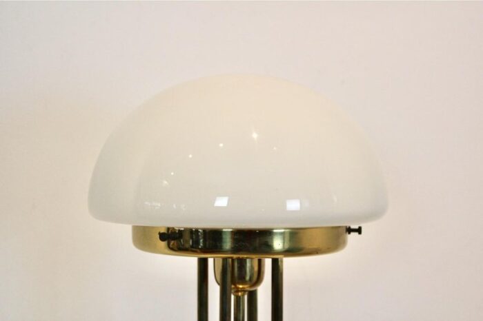 brass and opal glass table lamp 5