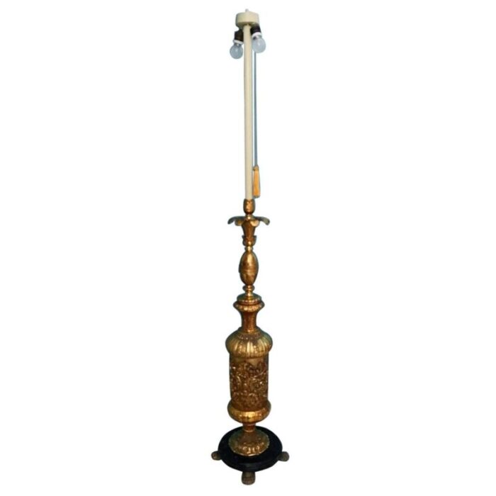 bronze floor lamp spain 1950s 1