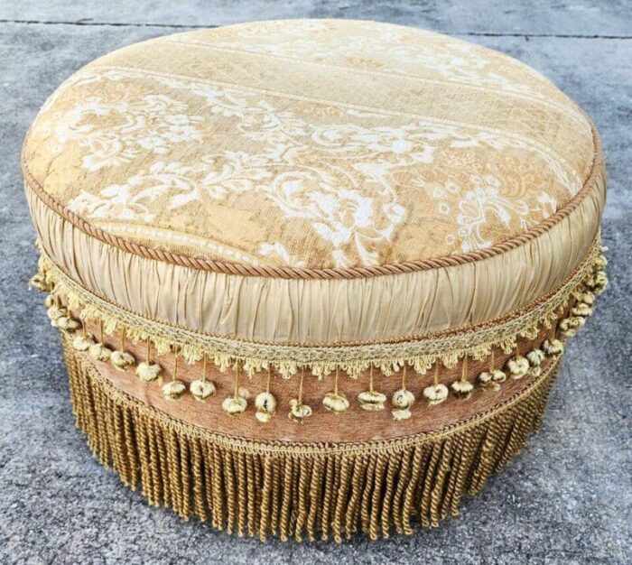 carol hicks bolton style ottoman pouf 3390